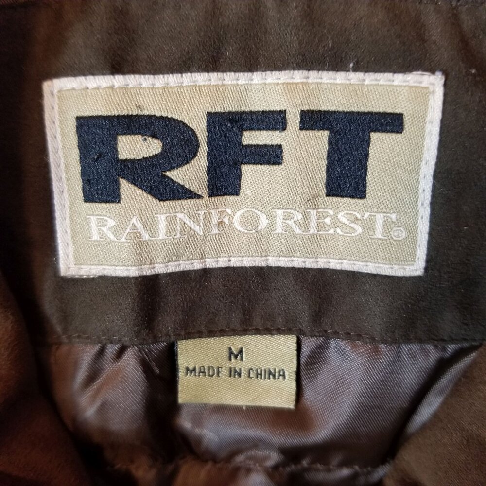 Rft Rainforest Zip Button Down Filled Puffer Jack… - image 4